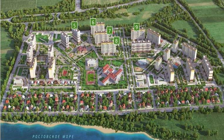 Микрорайон Платовский в Ростове-на-Дону