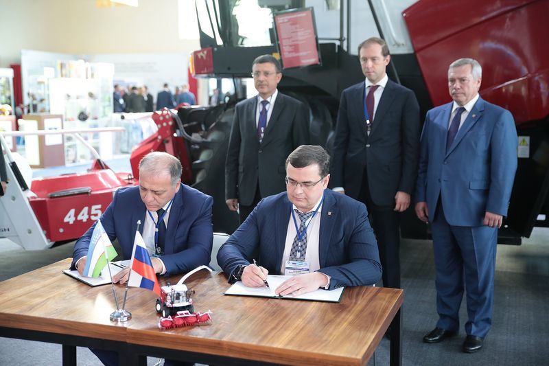 Rostov Combine Factory “Rostselmash” concluded a contract with Uzbek partners to the value of 35 million dollars