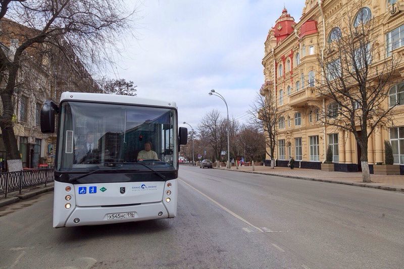 Ecologically Clean Bus Tested in Rostov-on-Don